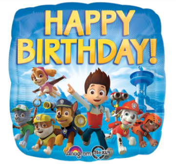 Paw Patrol Foil Balloon, 17" - Pine & Moss