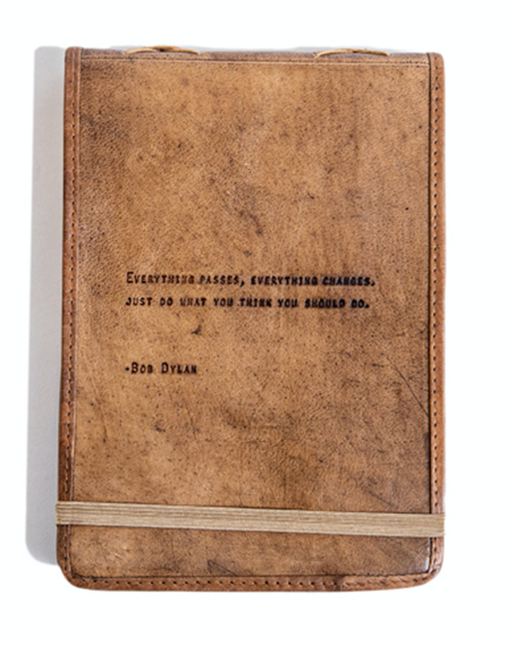 Leather Journal, mini, 4x6" - Pine & Moss