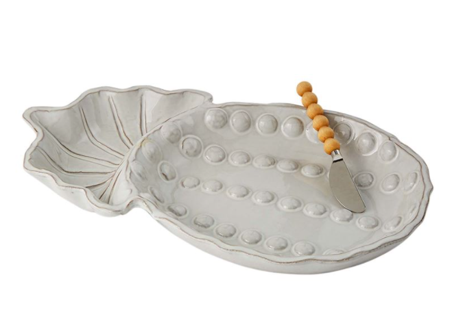 Pineapple Chip & Dip Set - Pine & Moss
