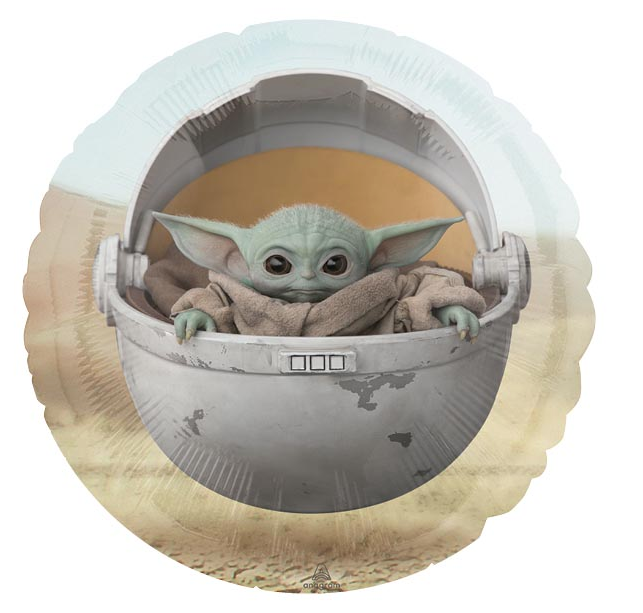 Baby Yoda 17" Foil - Pine & Moss