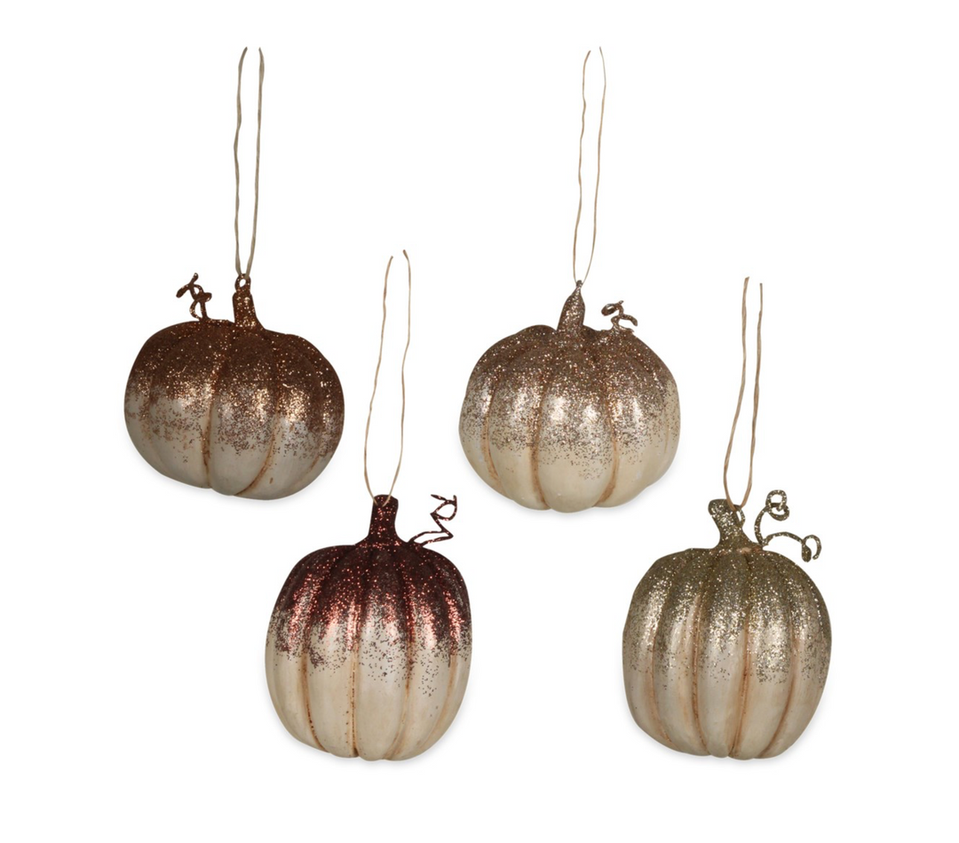 Pumpkin Ornament - Pine & Moss