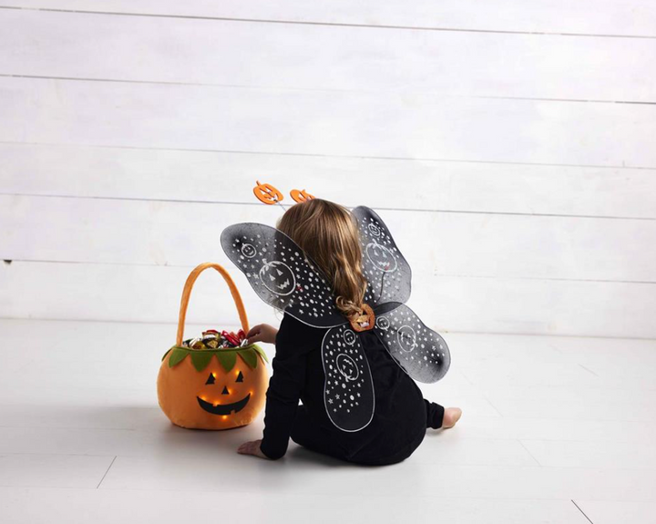 Light-Up Jack-O-Lantern Treat Bag - Pine & Moss