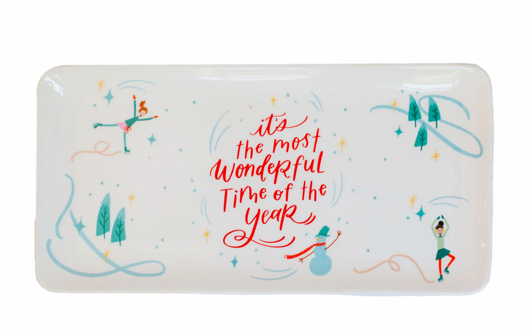 Most Wonderful Ceramic Platter - Pine & Moss