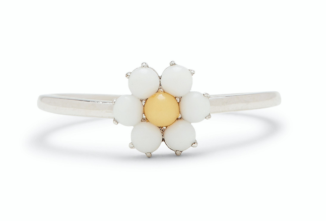 Pura Vida Gemstone Daisy Ring - Pine & Moss