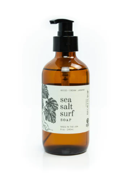 Broken Top Brands Soap - Sea Salt Surf - 8 oz. Glass - Pine & Moss