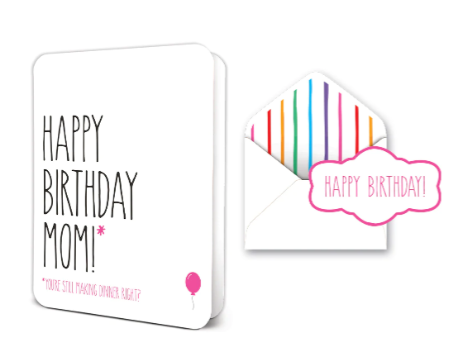 Happy Birthday Mom - Birthday Card