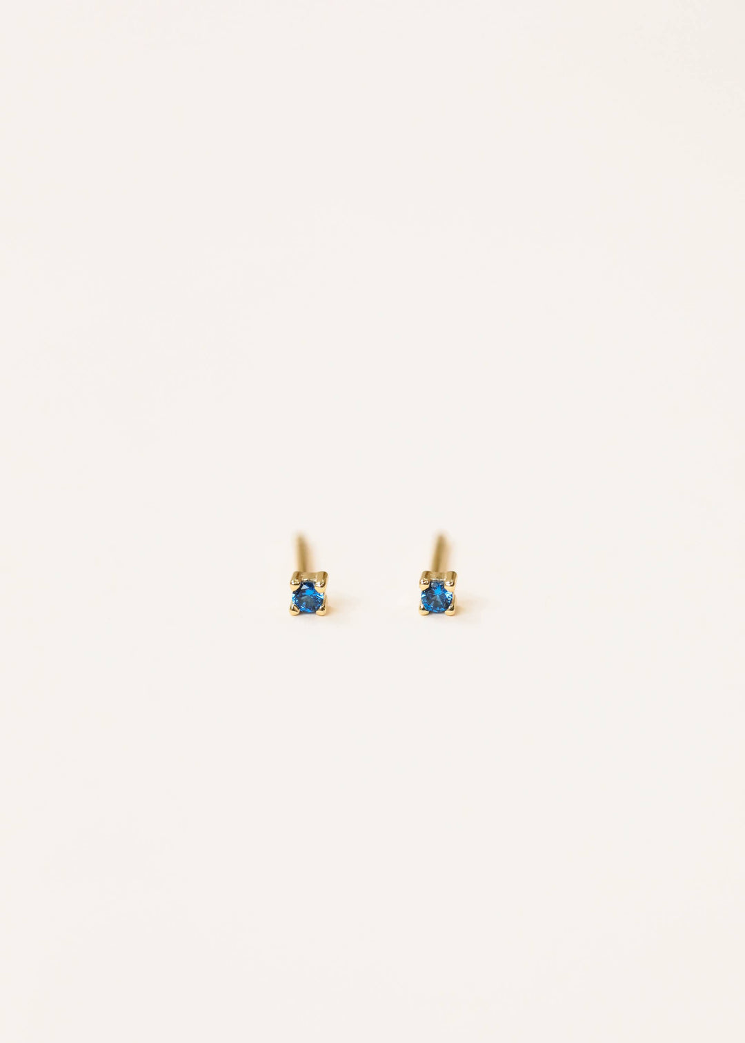 JaxKelly Tiny Stud - Sapphire - Pine & Moss