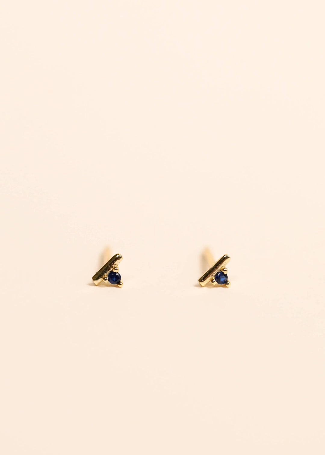 JaxKelly Stud Bar - Sapphire - Pine & Moss