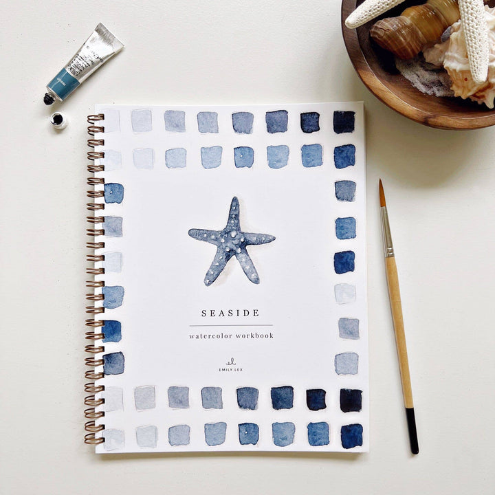 Emily Lex Studios- Seaside Watercolor Workbook - Pine & Moss