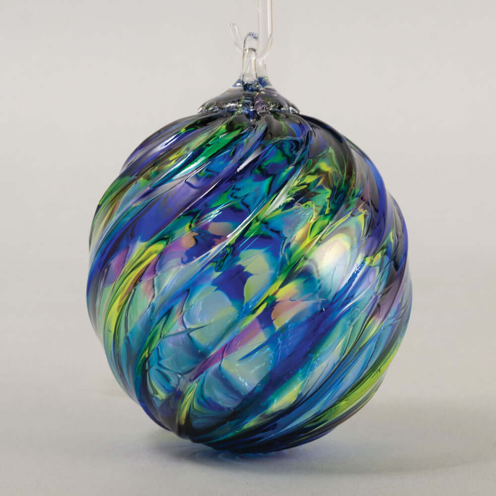 Glass Eye Studio- Blue Mosaic Ornament