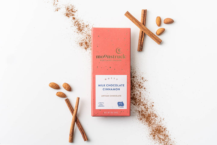 Moonstruck- Nutty Milk Chocolate Cinnamon Bar
