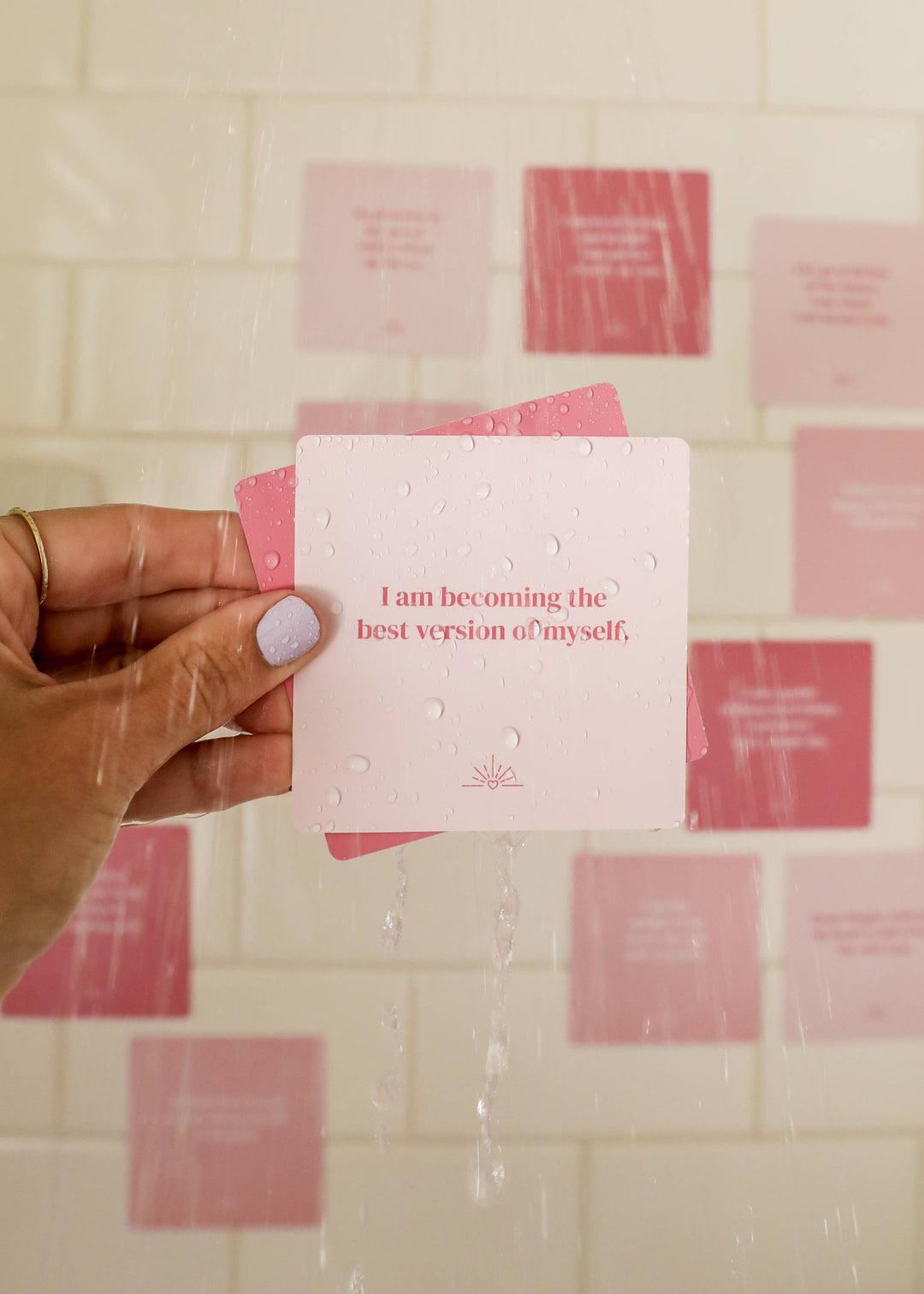 Shower Affirmation™  Display Cards - Self Love - Pine & Moss