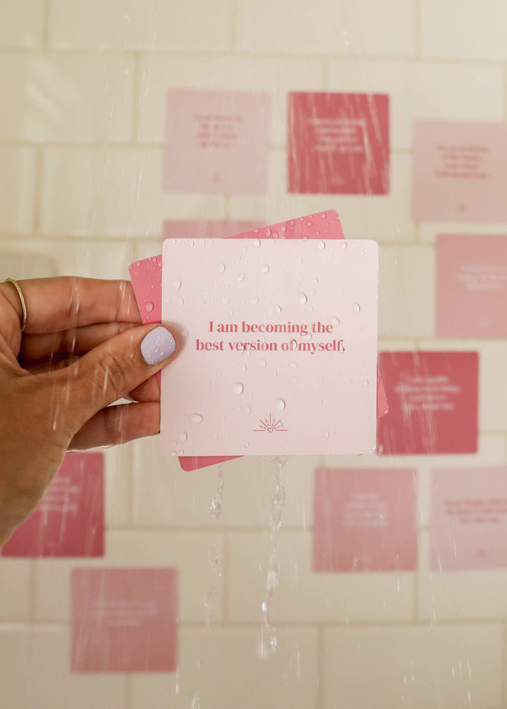 Shower Affirmation™  Display Cards - Self Love - Pine & Moss