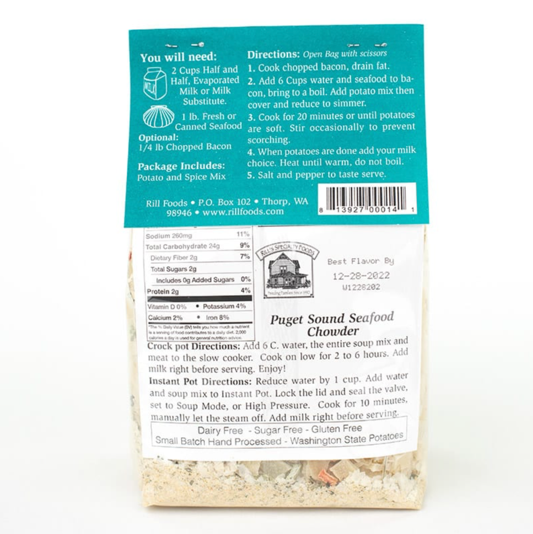 Large Puget Sound Seafood Chowder Mix