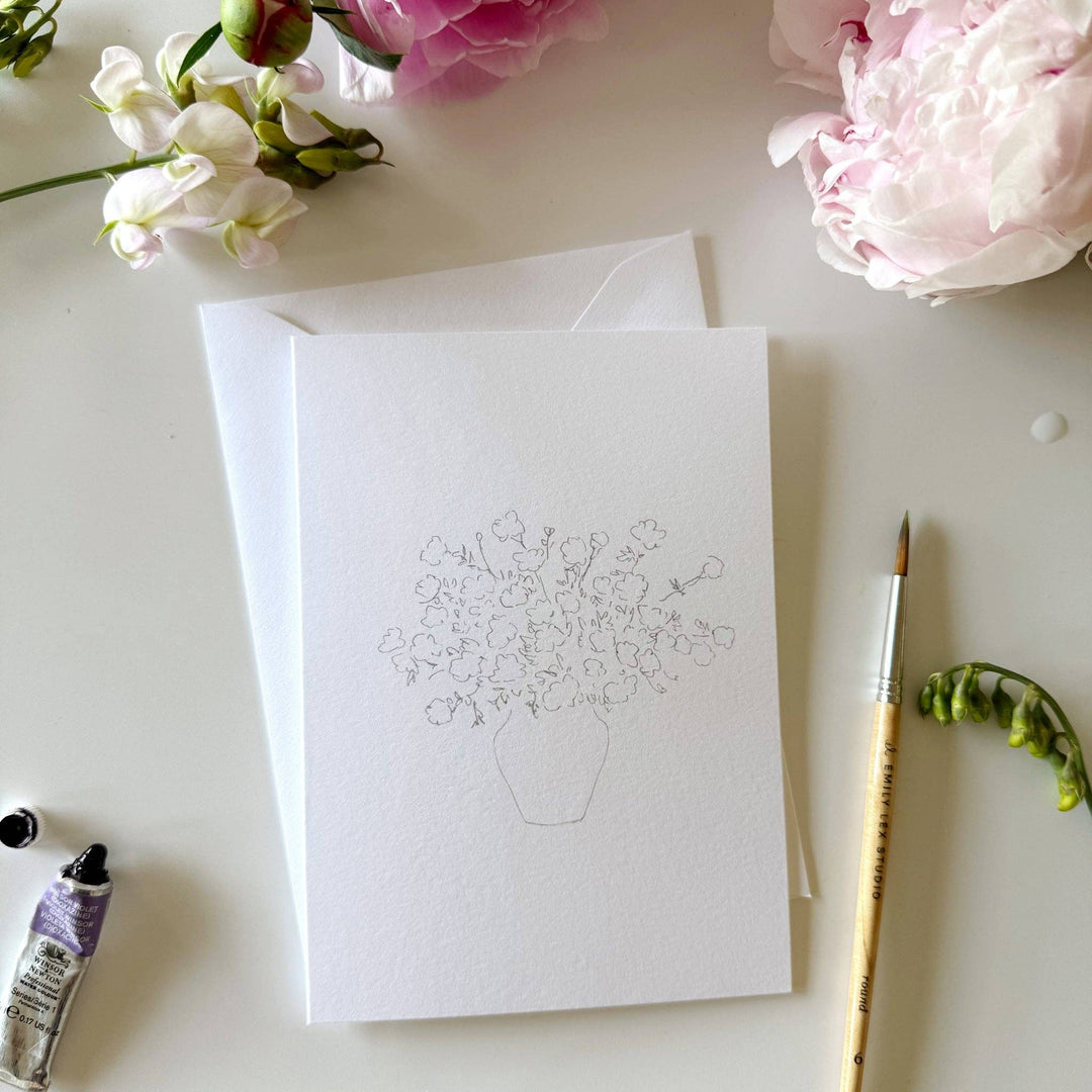 Emily Lex Studios: Bouquets paintable notecards