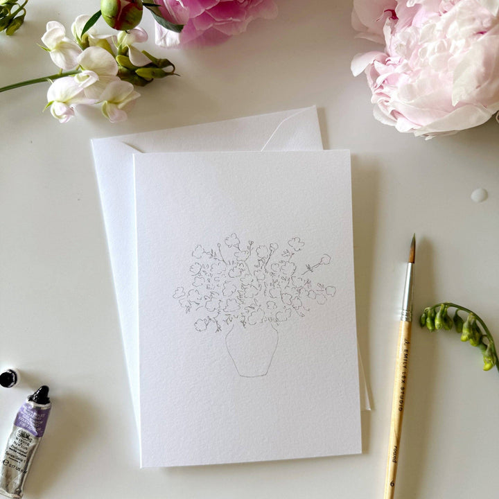 Emily Lex Studios: Bouquets paintable notecards
