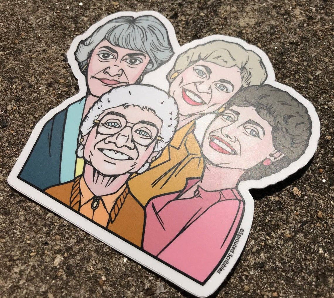 Golden Girls Sticker | Waterproof Vinyl Decal