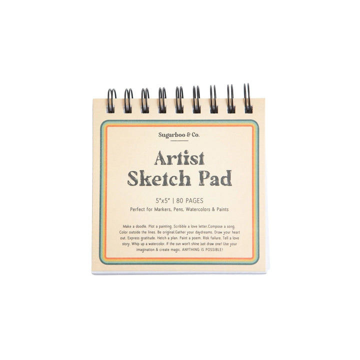5"x5" Spiral Artist Sketch Pad