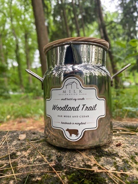 Milk Reclamation Barn 13 oz-Woodland Trail - Pine &amp; Moss