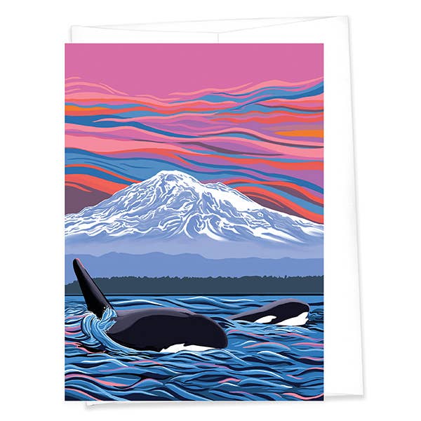 Orca - Ballet Slipper Greeting Card