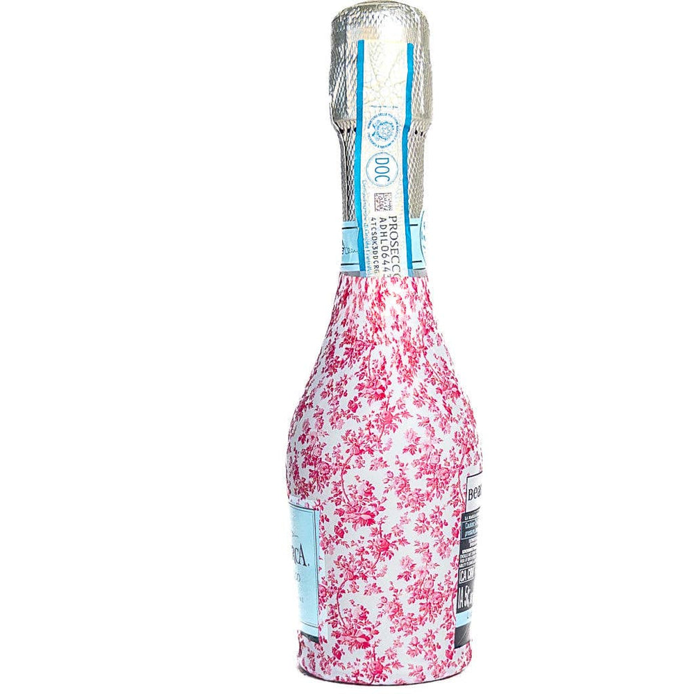Beau Bottles Pink Floral - MINI Prosecco Collection-Six Pack - Pine & Moss