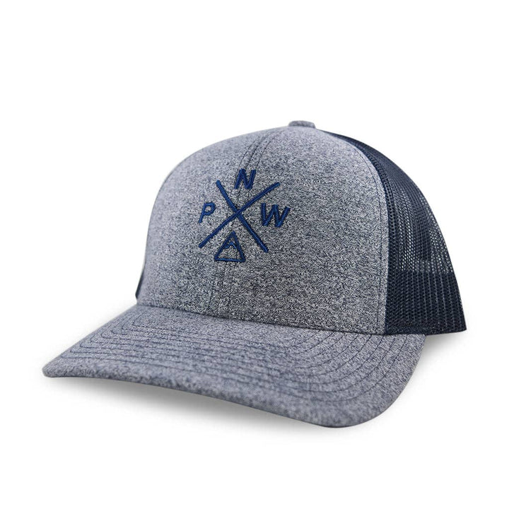 The Classic Heather Trucker: Heather Navy