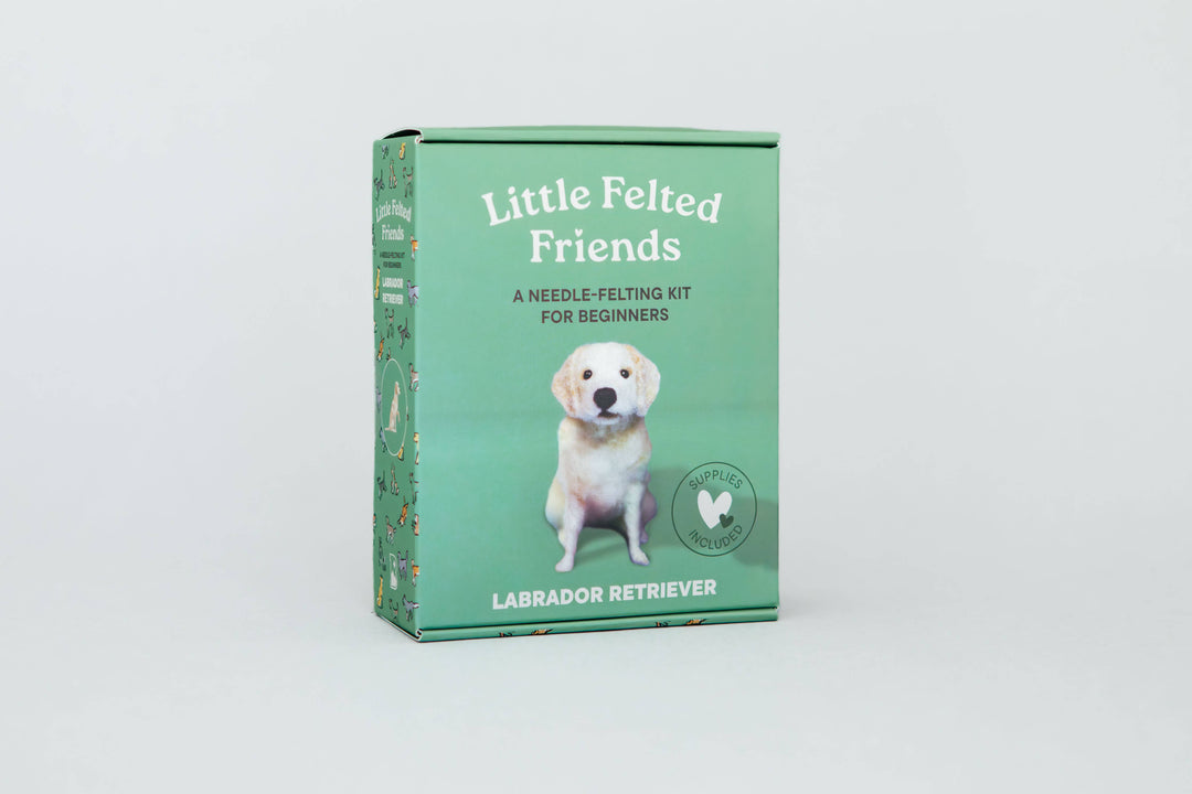 Little Felted Friends: Labrador Retriever Needle-Felting Kit