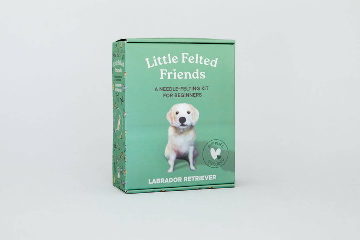 Little Felted Friends: Labrador Retriever Needle-Felting Kit
