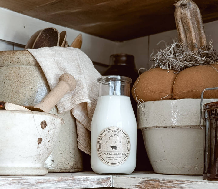 Milk Bottle Candle Harvest Comfort Candle