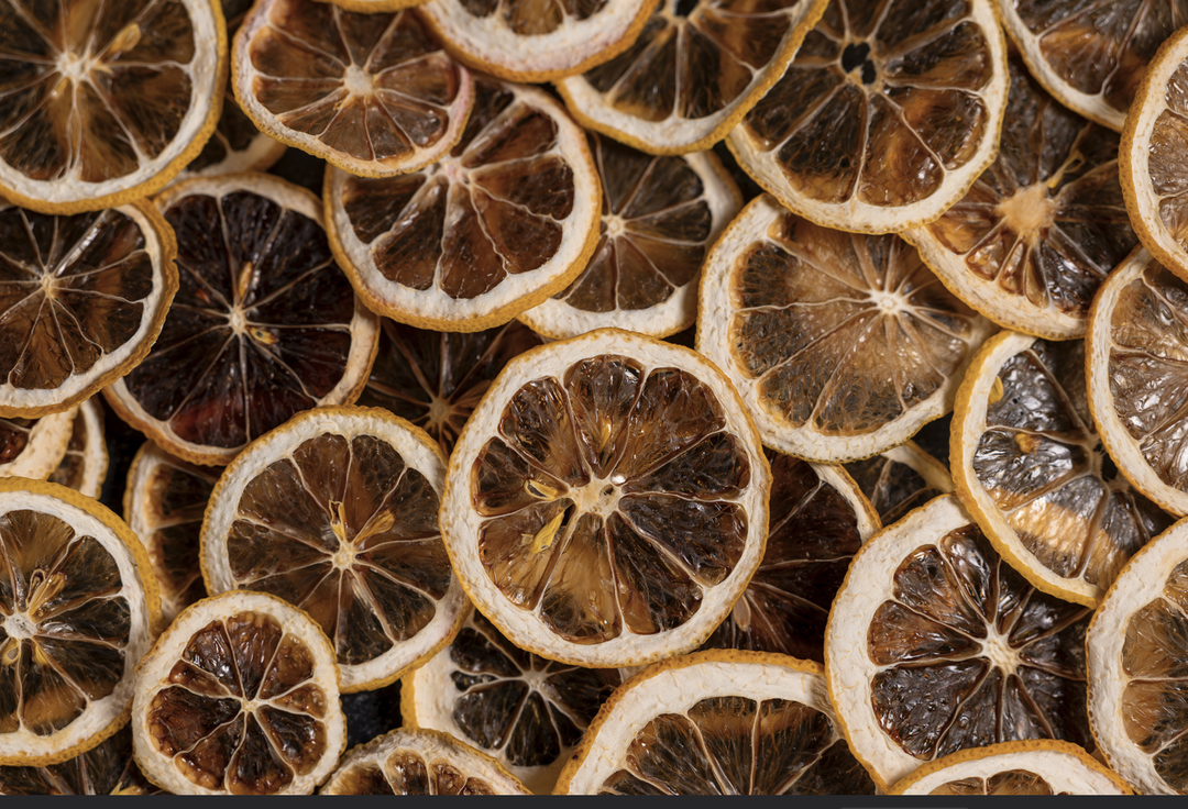 Dehydrated Lemon Garnish