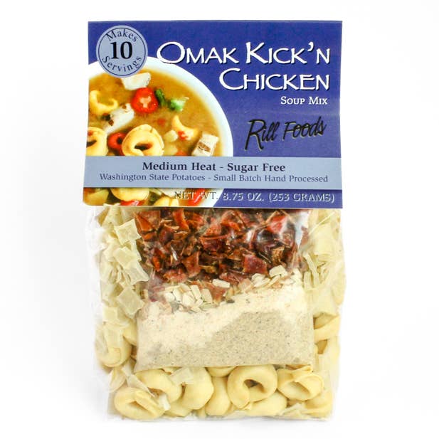 Large Omak Kick'n Chicken Soup Mix - Pine & Moss