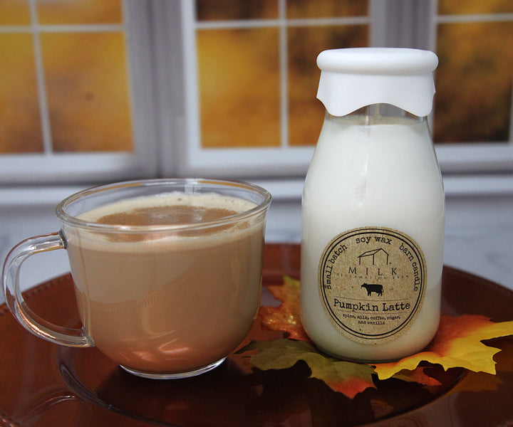 Milk Bottle Candle 13 oz: Pumpkin Latte