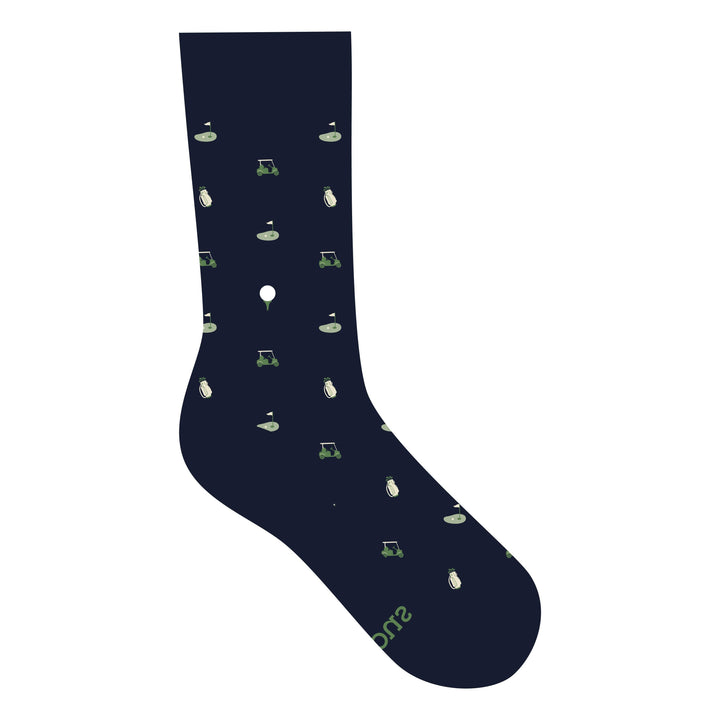 Conscious Step:Socks that Support Youth Sports (Navy Golf Course): Medium