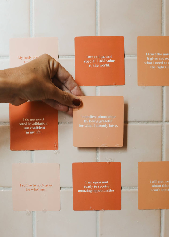 Shower Affirmation™ Display Cards - Positivity - Pine & Moss