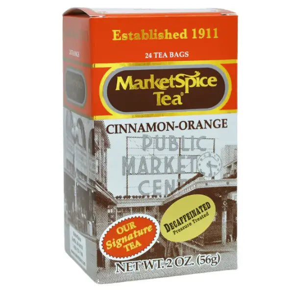 Marketspice Decaf Cinn-Orange Signature- 24ct Teabag Box