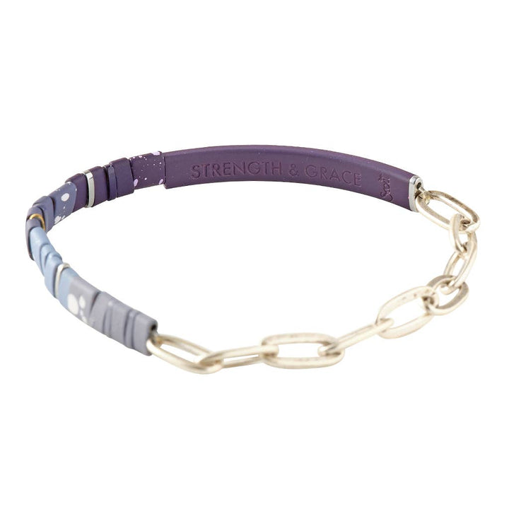 Good Karma Ombre w/Chain Bracelet - Strength & Grace Midnigh