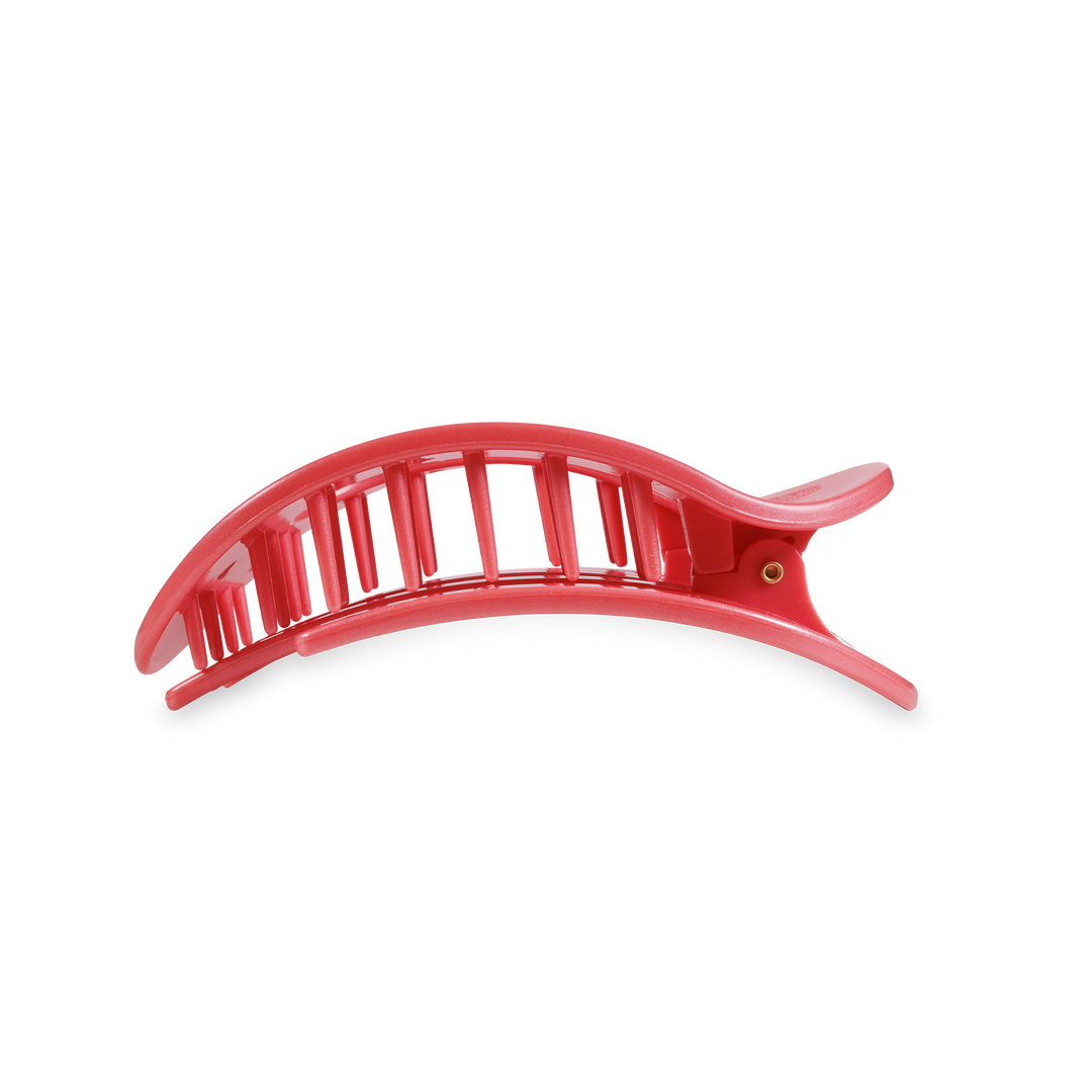 Round Flat Hair Clip | Medium | Calming Coral