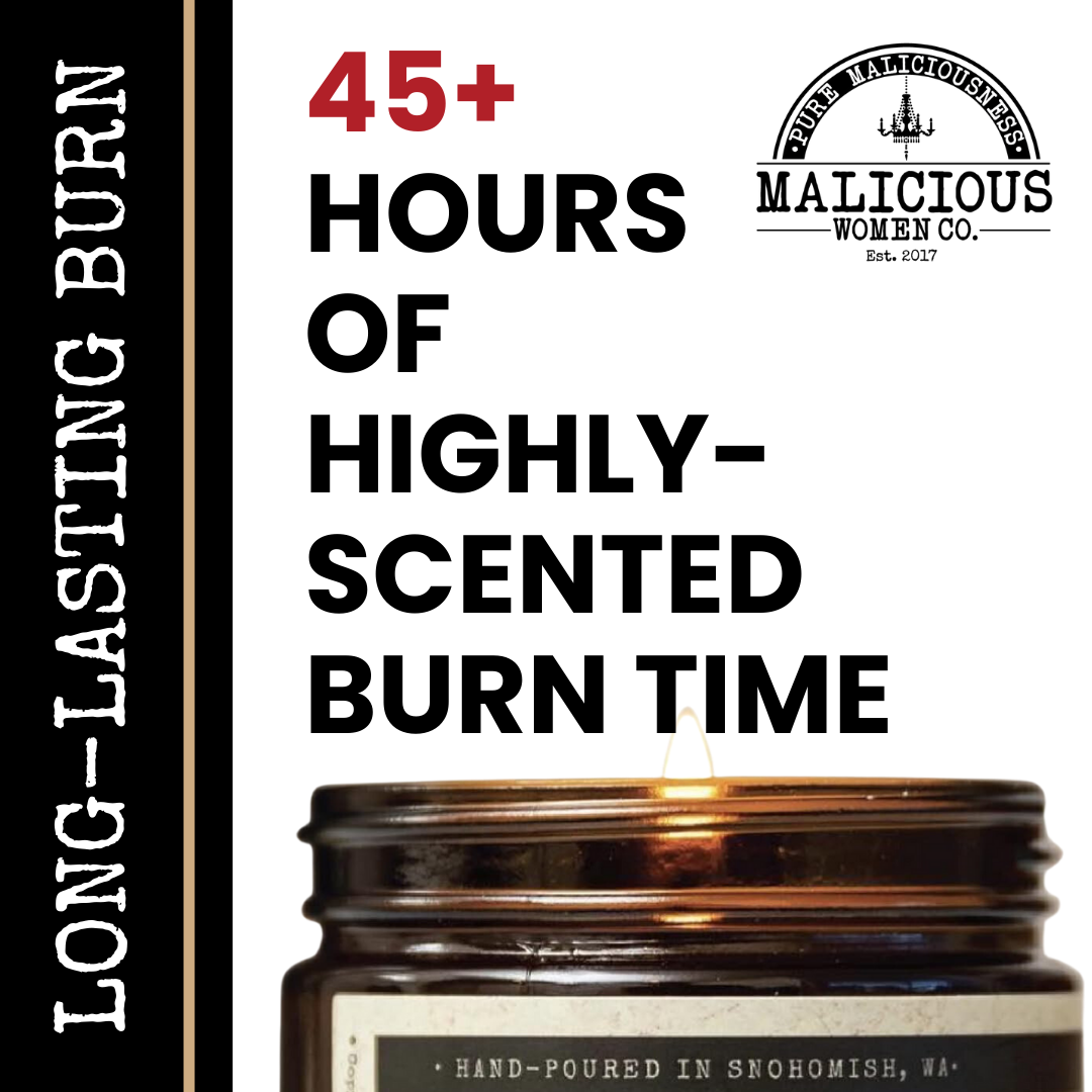 Malicious Candle Co.- Sorry I Was Busy the Day You Moved Scent: Vanilla Crumb Cake