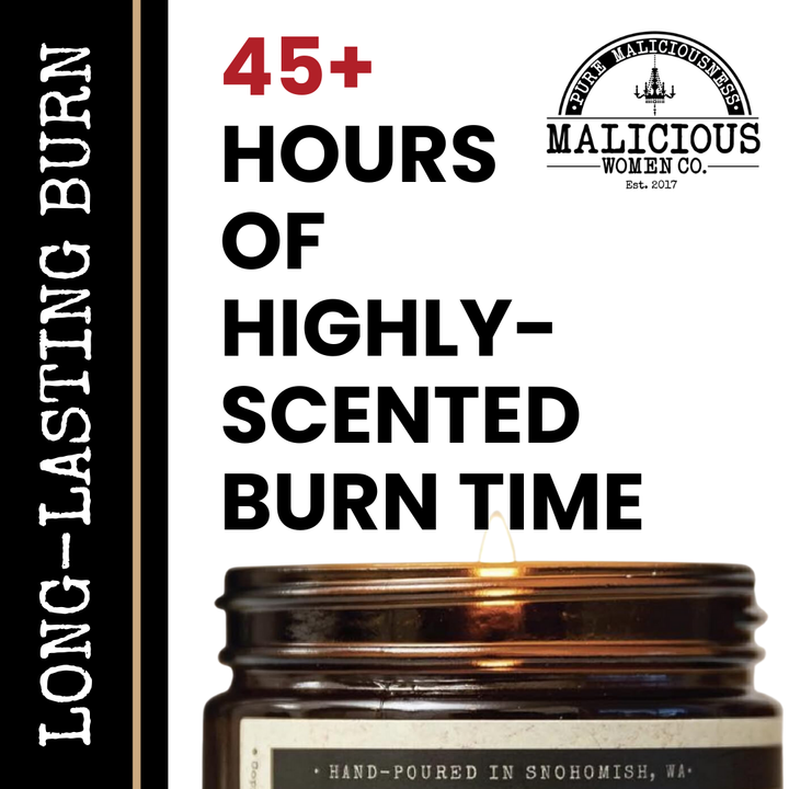 Malicious Candle Co.- Sorry I Was Busy the Day You Moved Scent: Vanilla Crumb Cake