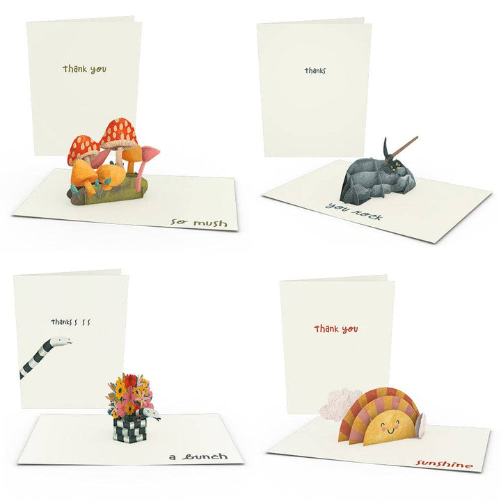 Thank You Whimsical Notecards (4-Pack)