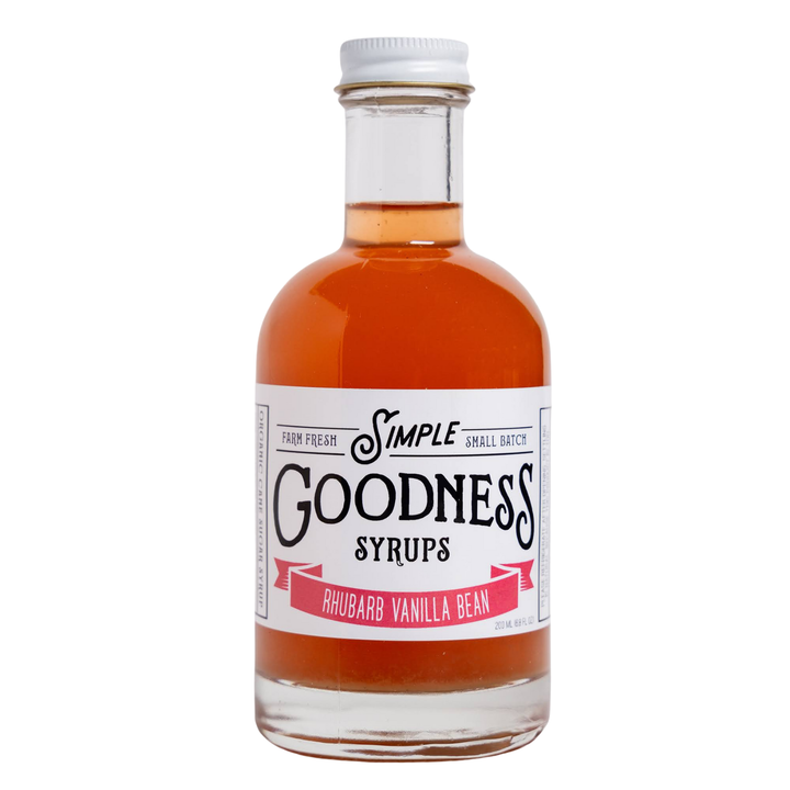 Simple Goodness Syrups: Rhubarb Vanilla Bean