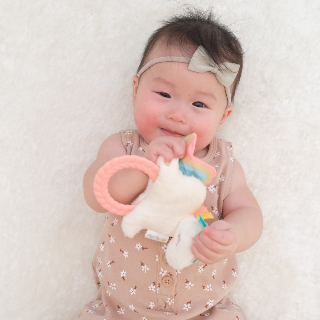 Ritzy Rattle Pal™ Plush Rattle Pal with Teether: Unicorn