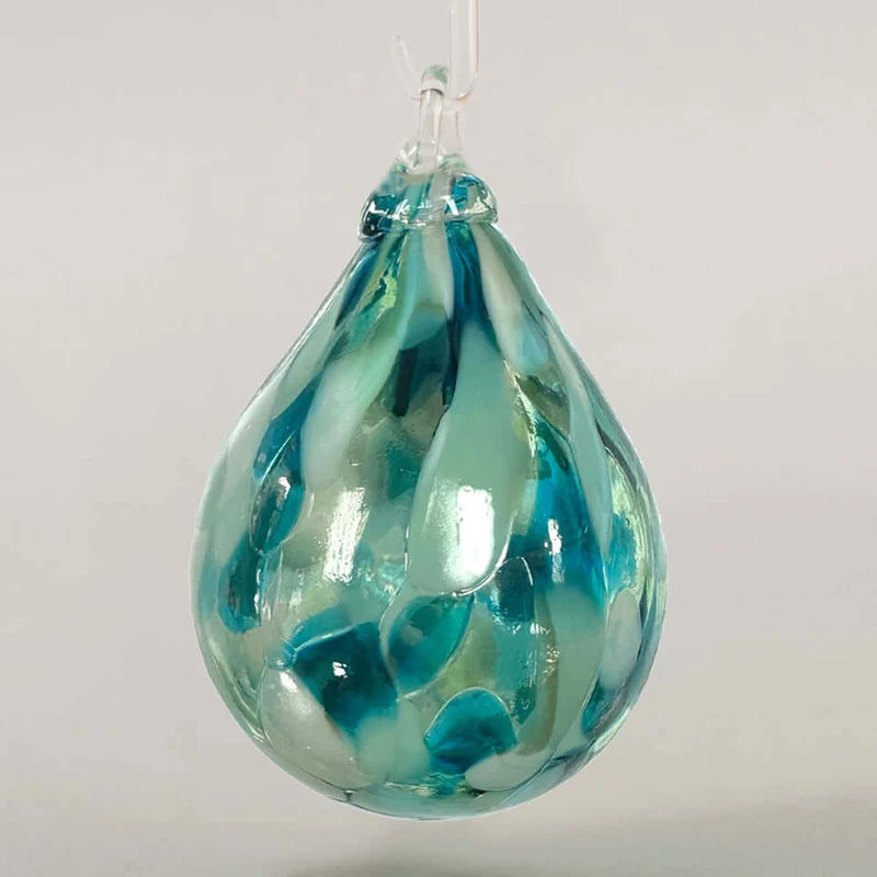 Glass Eye Studio-Seaglass Raindrop Ornament