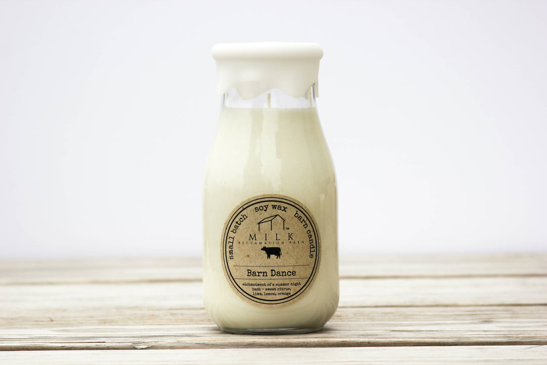 Milk Bottle Candle 13 oz: Brown Sugar & Fig