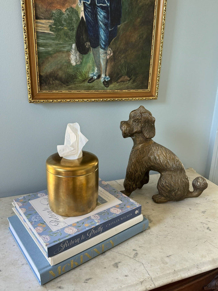 House of Happy- The Coco Tissue Vessel - Pine & Moss