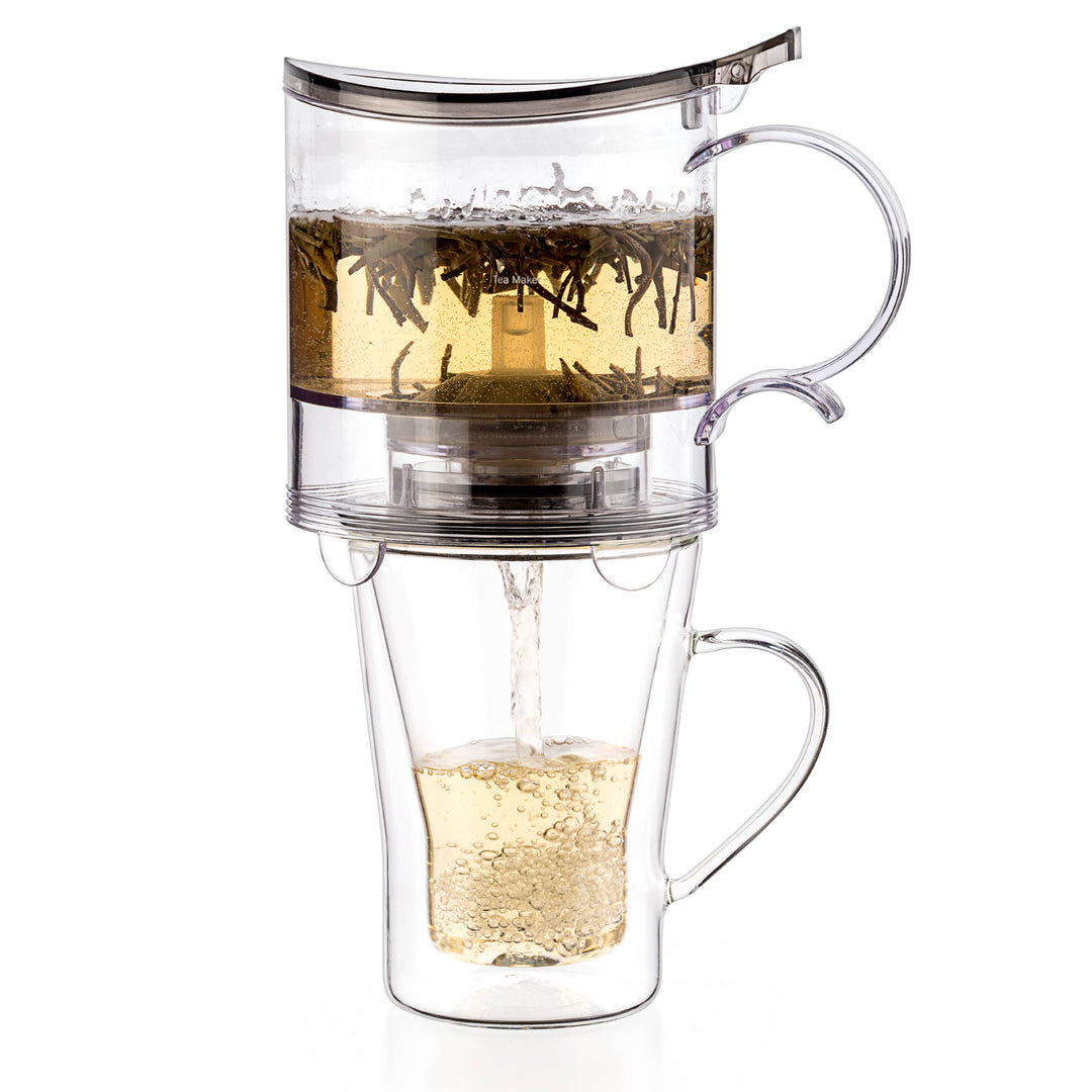 Loose Tea Teapot, Bottom Dispensing- 18.5 oz