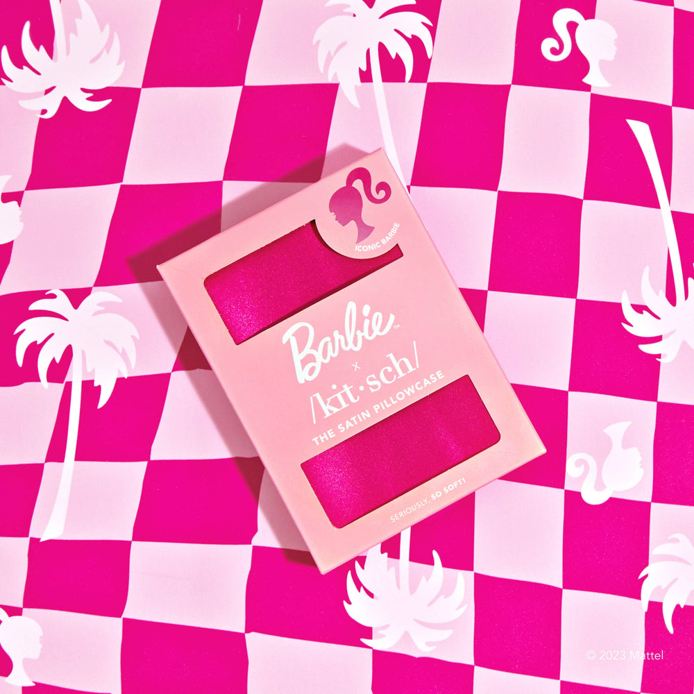 Barbie Satin Pillowcase - Iconic Barbie - Pine & Moss