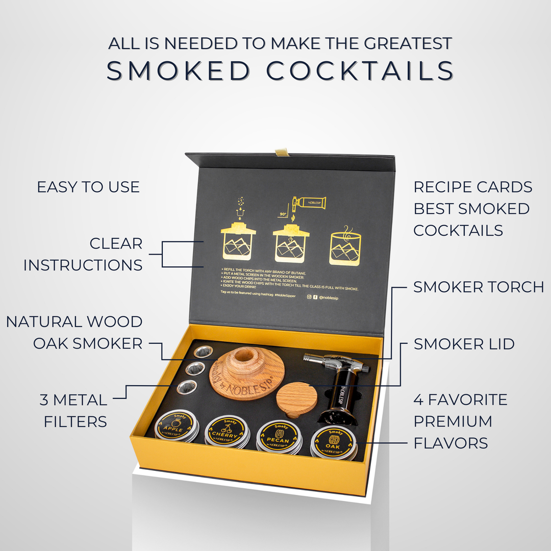 Whiskey Cocktail Smoker Kit - Pine &amp; Moss
