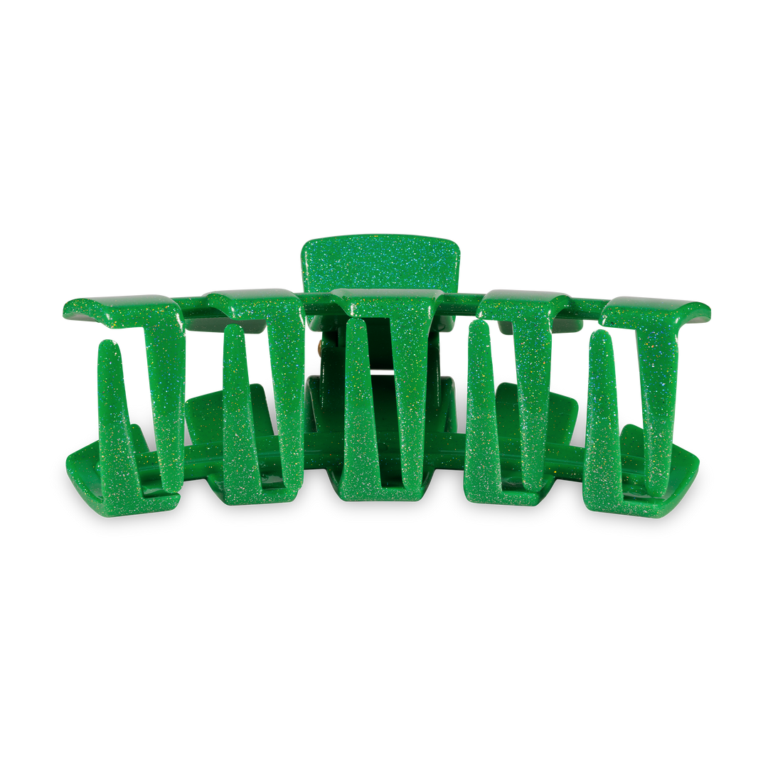 Classic Hair Clip | Large | Shamrock Shimmer