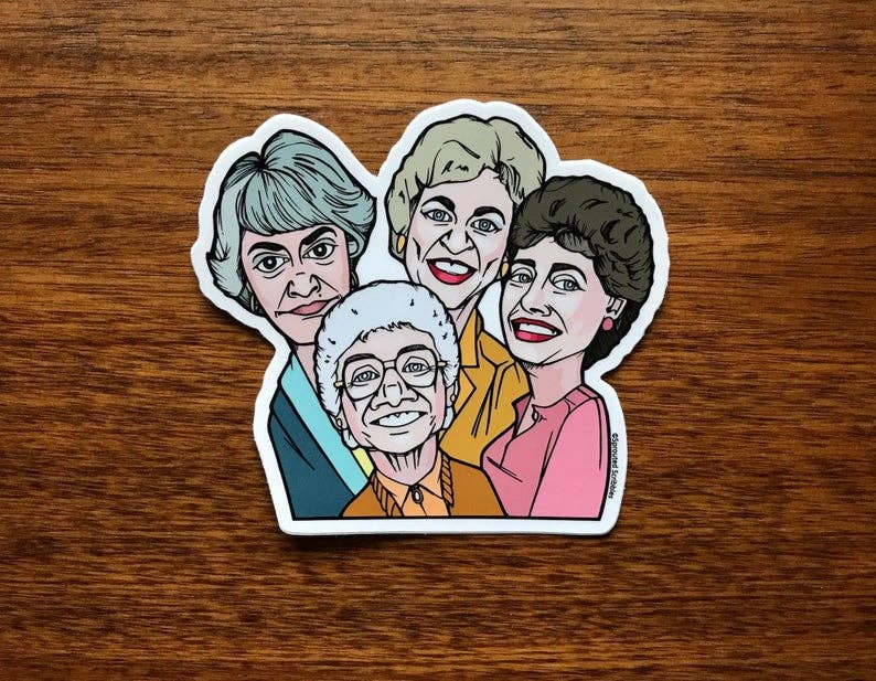 Golden Girls Sticker | Waterproof Vinyl Decal